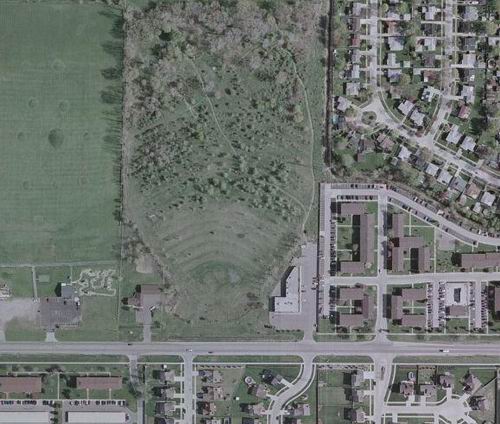 Holiday Drive-In Theatre - Aerial - Photo From Terraserver (newer photo)